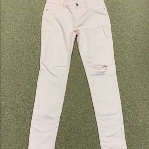 Pink jeans